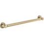 Brizo Traditional 24" Grab Bar with Hidden Screws Luxe Gold