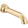Brizo Beauclere 9" Non Diverter Tub Spout Polished Gold