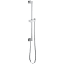 Brizo Essential 30" Linear Square Slide Bar with Hose and Integrated Wall Supply Chrome