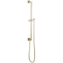 Brizo Essential 30" Linear Square Slide Bar with Hose and Integrated Wall Supply Brilliance Polished Nickel