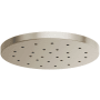 Brizo Essential 1.75 GPM 14" Single Function Round Metal Raincan Shower Head with H2Okinetic Technology Brilliance Brushed Nickel