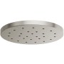 Brizo Essential 1.75 GPM 14" Single Function Round Metal Raincan Shower Head with H2Okinetic Technology Luxe Nickel