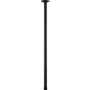 Brizo Essential 24" Ceiling Mounted Shower Arm with Round Flange Matte Black