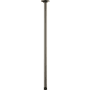 Brizo Essential 24" Ceiling Mounted Shower Arm with Round Flange Brilliance Black Onyx