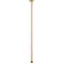 Brizo Essential 24" Ceiling Mounted Shower Arm with Round Flange Polished Gold