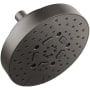Brizo Essential 1.5 GPM Multi Function Shower Head with H2Okinetic and Touch Clean Technologies Luxe Steel