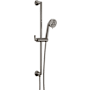 Brizo Beauclere 1.75 GPM Multi Function Hand Shower Set with Slide Bar, Hose and Integrated Wall Elbow Brilliance Black Onyx