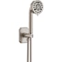 Brizo Beauclere 1.75 GPM Multi Function Hand Shower with Hose, Holder and Integrated Wall Elbow Luxe Nickel