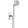 Brizo Beauclere 1.75 GPM Multi Function Hand Shower with Hose, Holder and Integrated Wall Elbow Chrome