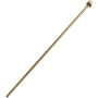 Brizo 20" Metal Supply Line for Straight or Angle Supply Stops - Cut to Length Luxe Gold