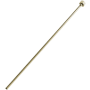 Brizo 20" Metal Supply Line for Straight or Angle Supply Stops - Cut to Length Brilliance Polished Nickel
