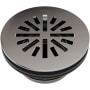 Brizo 4" Prefab Round Shower Drain Brilliance Black Onyx