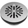 Brizo 4" Prefab Round Shower Drain Chrome
