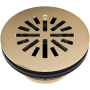 Brizo 4" Prefab Round Shower Drain Polished Gold