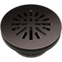 Brizo 4" Prefab Round Shower Drain Venetian Bronze