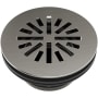 Brizo 4" Prefab Round Shower Drain Luxe Steel