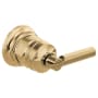Brizo Invari Single Handle Wall Mount Faucet Lever Handle - Limited Lifetime Warranty Polished Gold