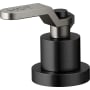 Brizo Litze Lever Handles for Roman Tub Faucet Matte Black / Luxe Steel