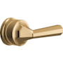 Brizo Beauclere Sensori Lever Handle for Thermostatic Trim Polished Gold