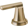 Brizo Levoir Widespread Bidet Lever Handle Kit - Set of 2 Luxe Gold