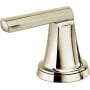 Brizo Levoir Widespread Bidet Lever Handle Kit - Set of 2 Brilliance Polished Nickel