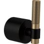 Brizo Litze Lever Handle for Free Standing Tub Filler Matte Black / Luxe Gold