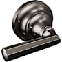 Brizo Beauclere Lever Handles for Wall Mounted Tub Filler Brilliance Black Onyx