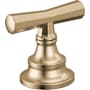 Brizo Beauclere Cross Handles for Widespread Bathroom Faucet Luxe Gold