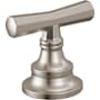 Brizo Beauclere Cross Handles for Widespread Bathroom Faucet Luxe Nickel