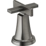 Brizo Levoir Widespread Faucet Tall Cross Handle Kit - Set of 2 Luxe Steel