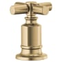 Brizo Invari Roman Tub Filler Cross Handle Kit - Limited Lifetime Warranty Luxe Gold