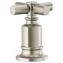 Brizo Invari Roman Tub Filler Cross Handle Kit - Limited Lifetime Warranty Luxe Nickel