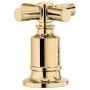 Brizo Invari Roman Tub Filler Cross Handle Kit - Limited Lifetime Warranty Polished Gold