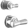 Brizo Beauclere Cross Handles for Pressure Balance Shower Trim with Integrated Diverter Chrome
