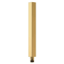 Brizo Essential Square Shower Column 6" Arm Extension Polished Gold