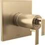 Brizo Frank Lloyd Wright TempAssure Thermostatic Valve Trim Only with Integrated Volume Control - Less Rough In Luxe Gold