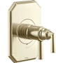 Brizo Beauclere Thermostatic Valve Trim Only with Integrated Volume Control - Less Rough In Brilliance Polished Nickel