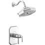 Brizo Beauclere Shower Only Trim Package with 1.75 GPM Multi-Function Function Shower Head Chrome