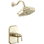 Brizo Beauclere Shower Only Trim Package with 1.75 GPM Multi-Function Function Shower Head Brilliance Polished Nickel