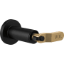 Brizo Litze Single Handle Volume Control Valve Trim - Less Valve Matte Black / Luxe Gold