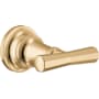 Brizo Beauclere Sensori Single Handle Volume Control Valve Trim with Cross Handle - Less Rough In Polished Gold
