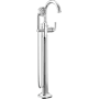 Brizo Beauclere Floor Mounted Roman Tub Filler with Built-In Diverter and Hand Shower - Less Handle and Rough In Chrome