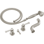 Brizo Atavis Two Handle Tub Filler Trim Kit with Hand Shower - Less Body Assembly and Union Luxe Nickel