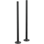 Brizo Floor Mounted Tub Filler Risers - Less Rough In Matte Black