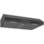 Broan GLA2 Series 130 - 350 CFM 30 Inch Wide Under Cabinet Range Hood with EZ1 Brackets Black Stainless