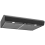 Broan MTR1 Series 130 - 350 CFM 30 Inch Wide Under Cabinet Range Hood with EZ1 Brackets Black Stainless