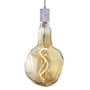 White / White Fabric Braided Cord