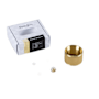 Buster + Punch Exhaust Detail Kit with Linear Knurl Brass