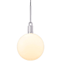 Buster + Punch Forked 13" Wide LED Pendant with Glass Shade Steel / Opal
