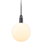 Buster + Punch Forked 13" Wide LED Pendant with Glass Shade Gun Metal / Opal